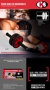 Ejercitador de Abdominales K6 de Doble Rueda