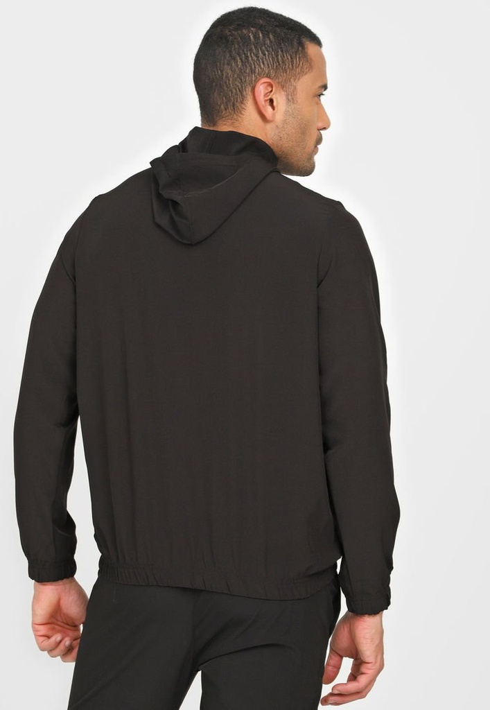 Buzo Con Capota Wilson  Flex Caballero 98281 Negro