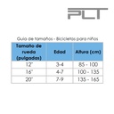 Bicicleta Rin Eva 12 PLT Adventure para Niños