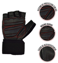 Guantes para Pesas K6 Ice Border Rojo