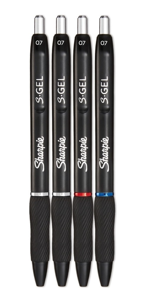 Boligrafos Sharpie Gel RT 7MM TX4 Negro