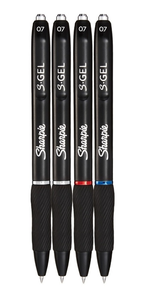 Boligrafos Sharpie Gel RT 7MM TX4 Negro