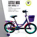 Bicicleta Rin 16 PLT Little Mix para Niñas