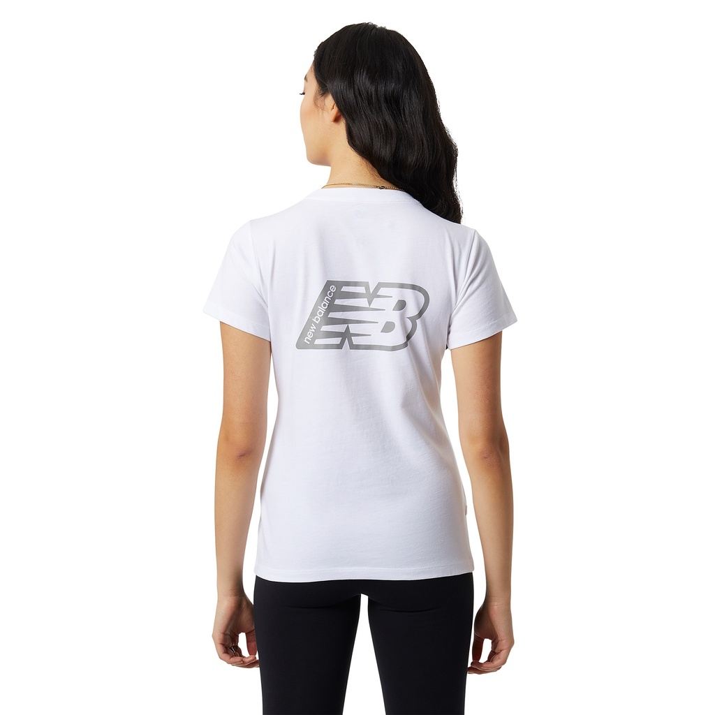 Camiseta de Mujer New Balance Essentials Blanco