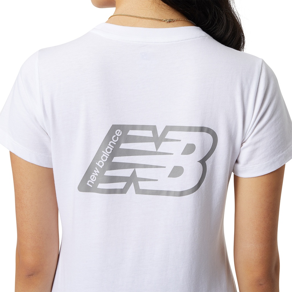 Camiseta de Mujer New Balance Essentials Blanco