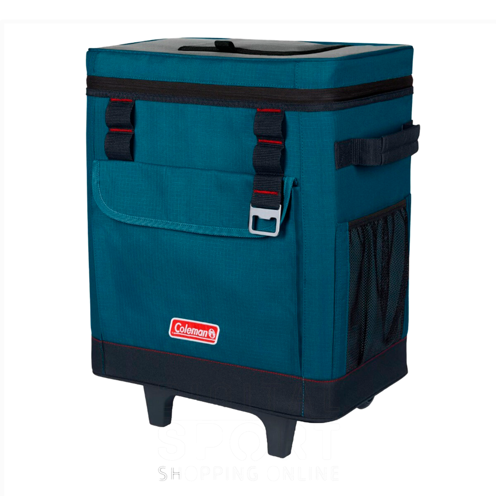 Bolso Termico con ruedas Coleman capacidad 42 latas Azul/Negro