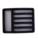 Organizador de cubiertos No-Slip Negro Rubbermaid