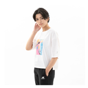Camiseta de mujer New Balance Essentials Celebrate Blanco