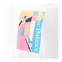 Camiseta de mujer New Balance Essentials Celebrate Blanco