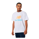 Camisa de hombre New Balance Essentials Celebrate Lila