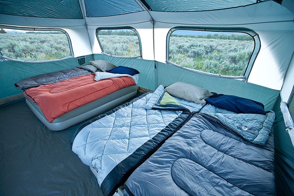 Carpa Coleman Signature Prairie Breeze™ para 9 personas Gris/Verde