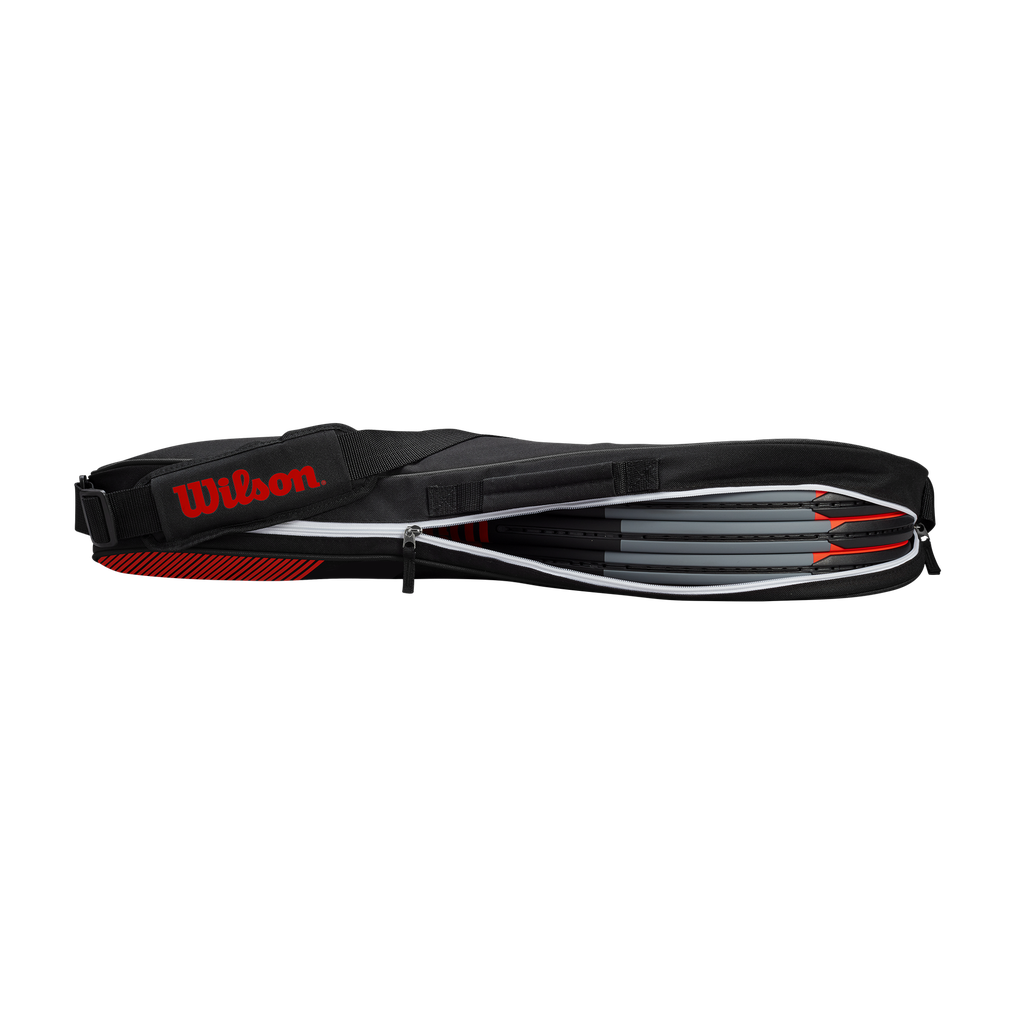 Bolso de Tenis Wilson Advantage 3PK Negro/Rojo