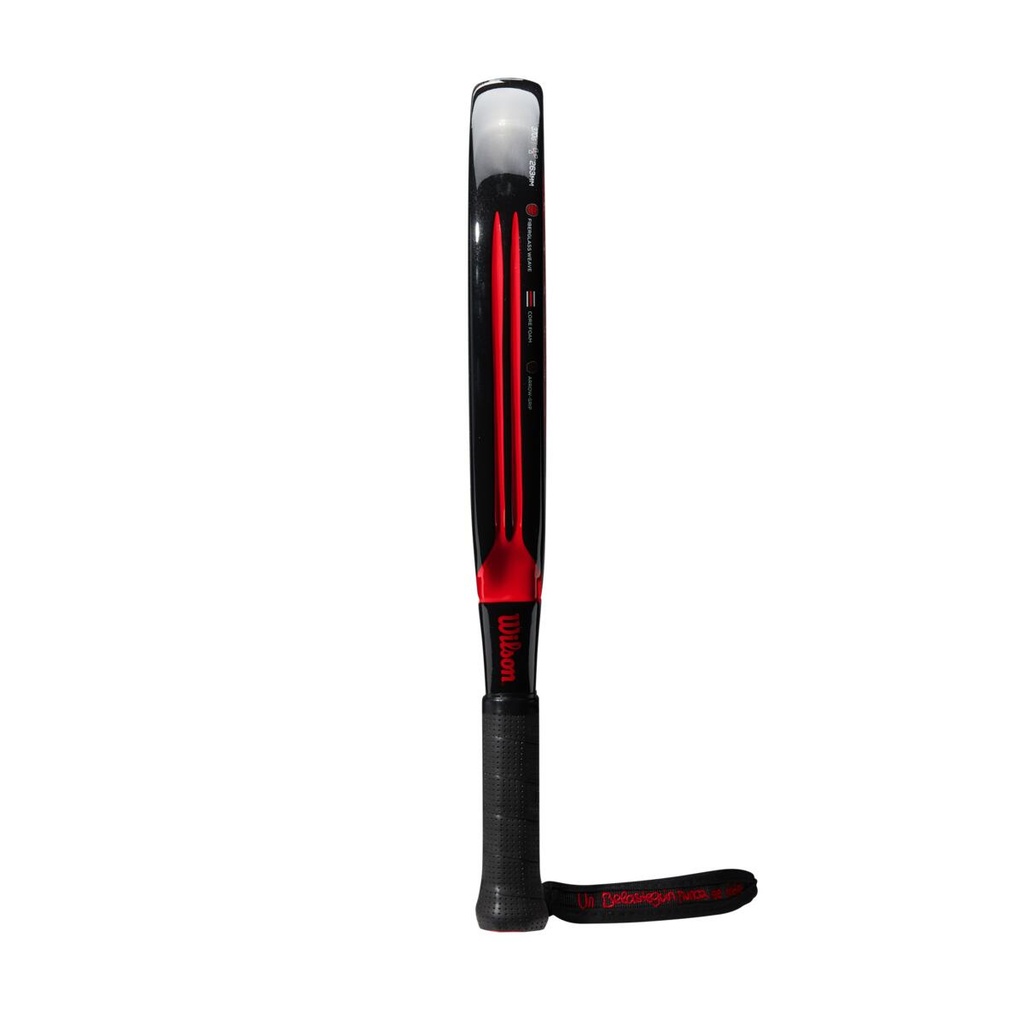 Raqueta de Padel Wilson Bela Team (Negro/Rojo)