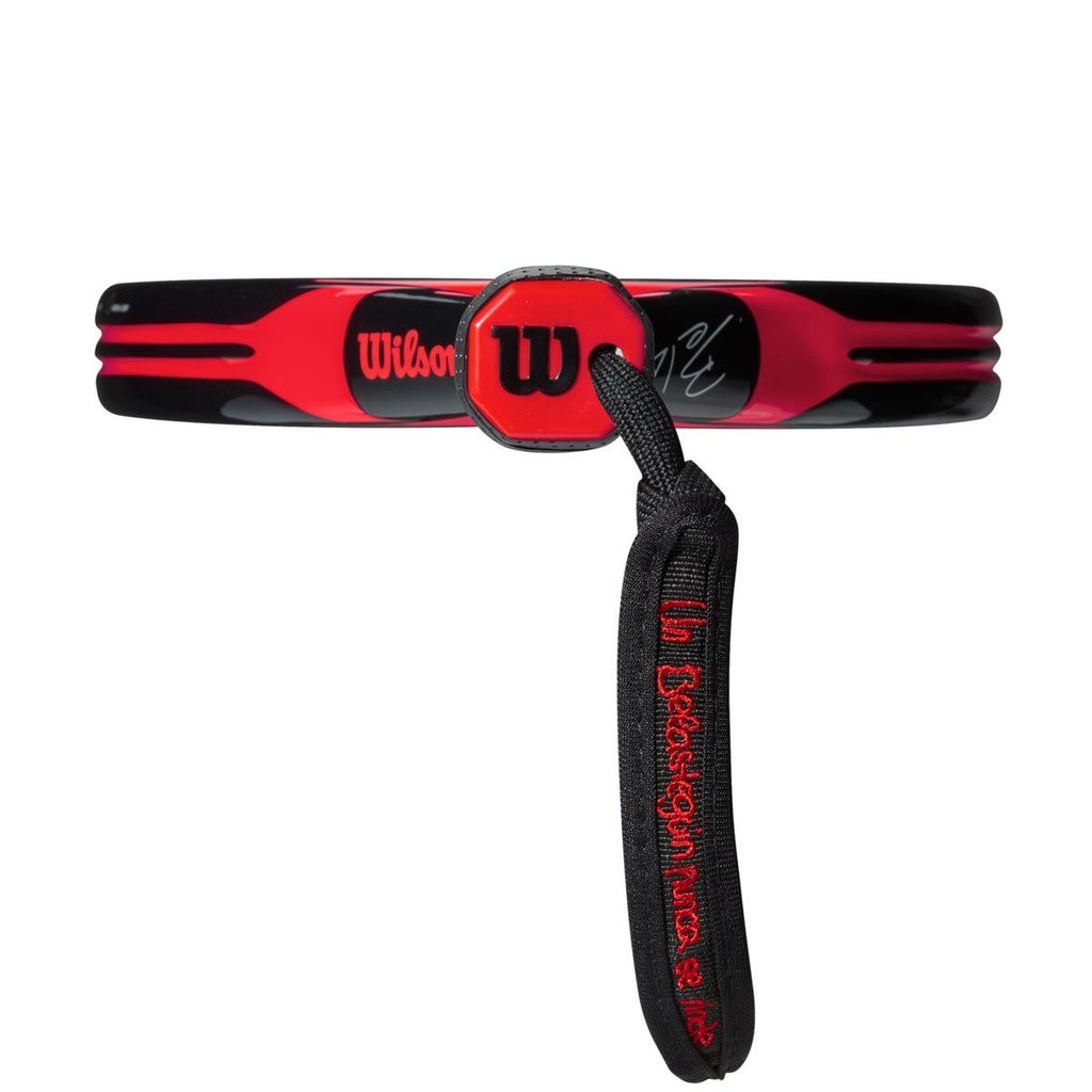 Raqueta de Padel Wilson Bela Team (Negro/Rojo)