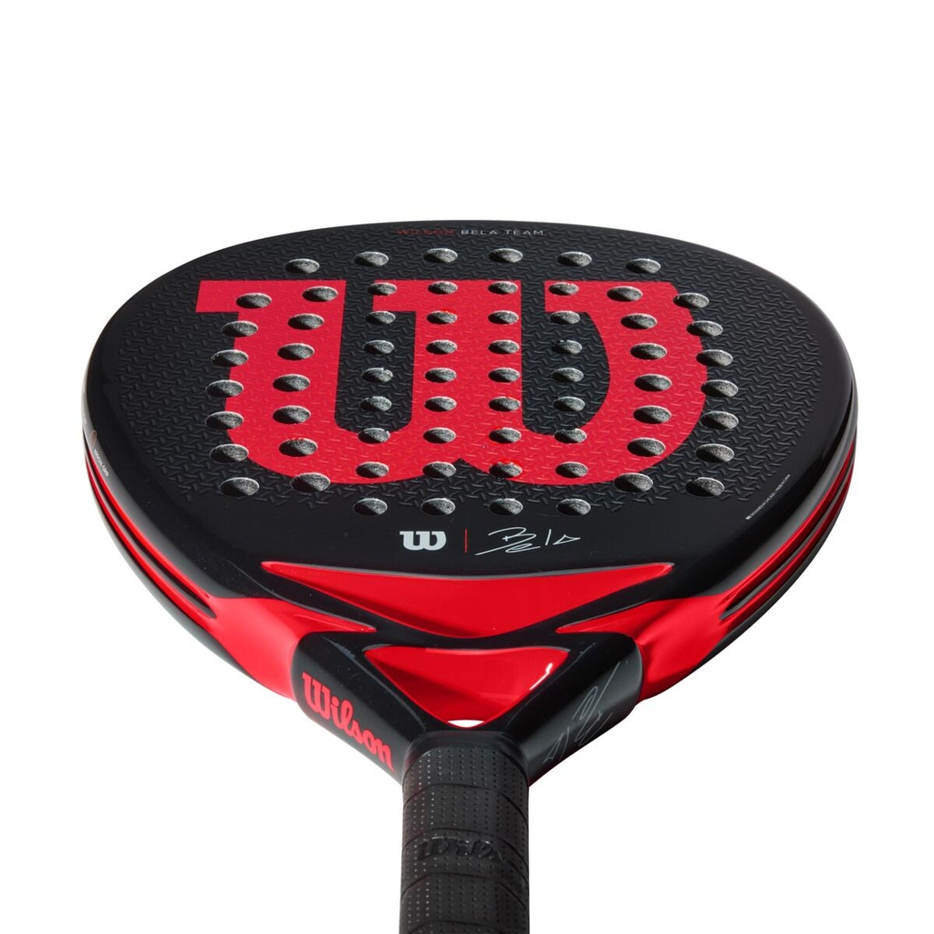 Raqueta de Padel Wilson Bela Team (Negro/Rojo)