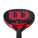 Raqueta de Padel Wilson Bela Team (Negro/Rojo)