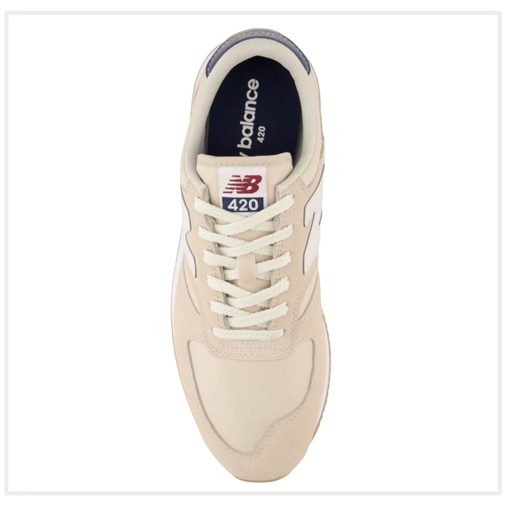 Zapato de Hombre New Balance 420 V2 Beige/Blanco