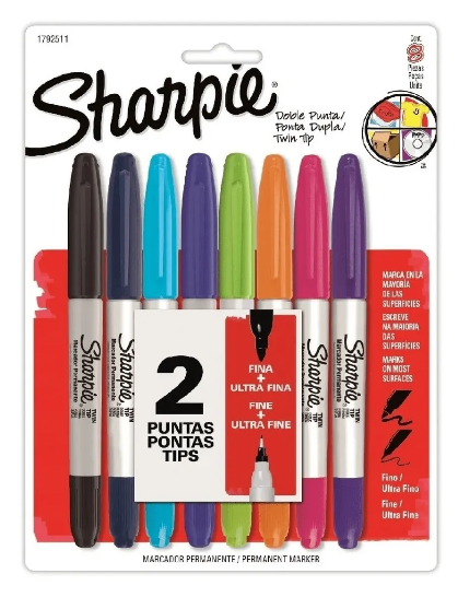 Twin Tip Sharpie Tx8