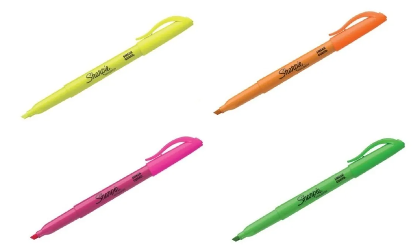 Resaltador Sharpie Pocket Sharpie Tx4 Surtida