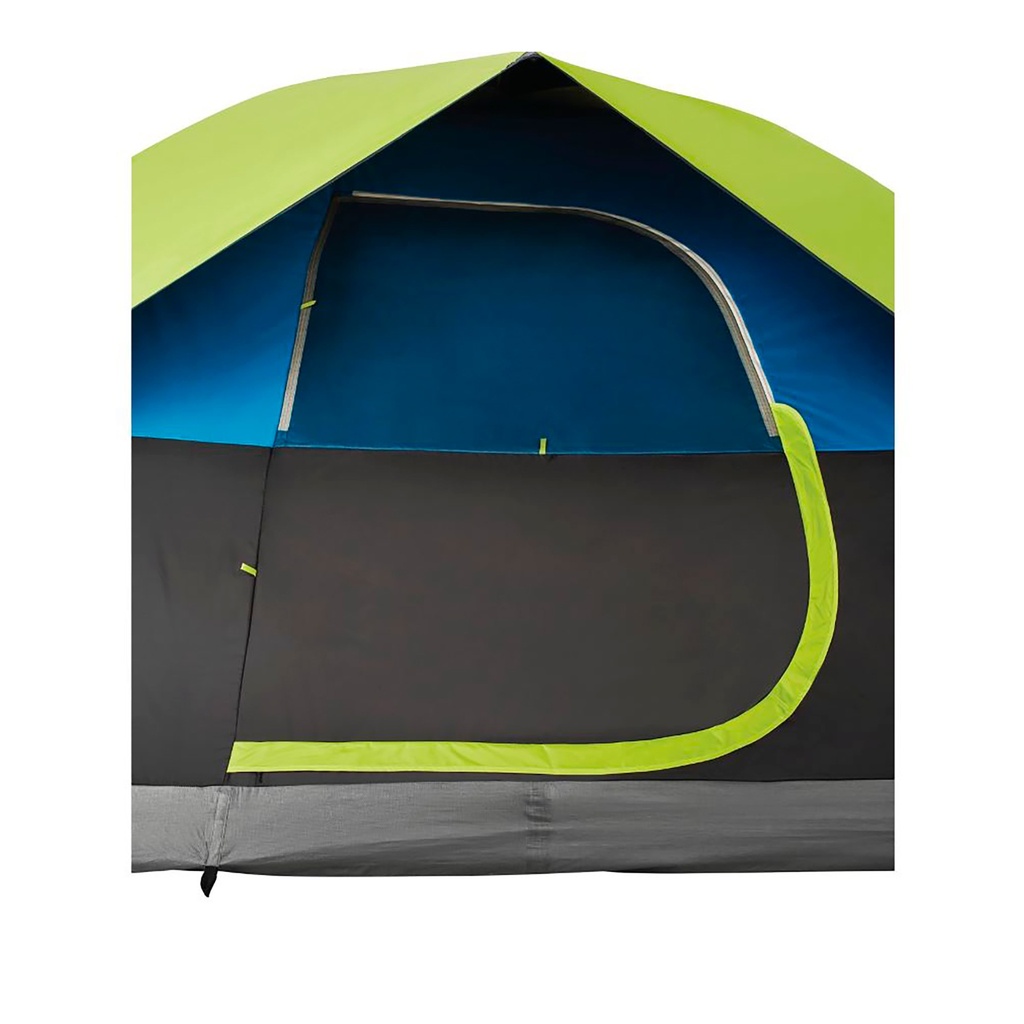Carpa Coleman Sundome Dark Room para 6 personas Gris con Verde