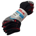 Calcetín/Media Tobillera Deportiva de Fibra Sintética Wilson Unisex 6 Pack Unitalla