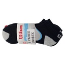 Calcetín/Media tobillera de algodón Wilson Unisex 6 Pack Unitalla