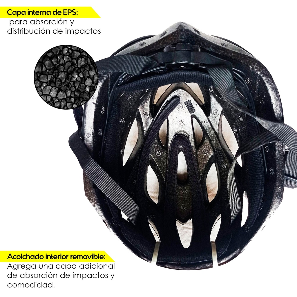 Casco de bicicleta BKS Urban H330 (negro-azul)