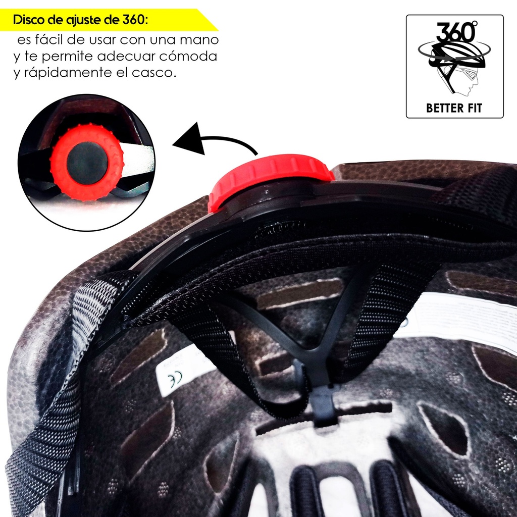 Casco de bicicleta BKS Urban H330 (negro-azul)