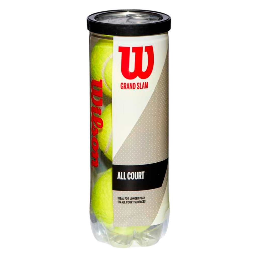 Combo Pelotas de Tenis Wilson Grand Slam Tarro 3P X 6T