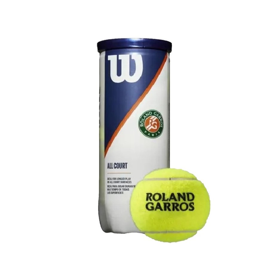 Combo Pelotas de Tenis Wilson Roland Garros 3P X 3T