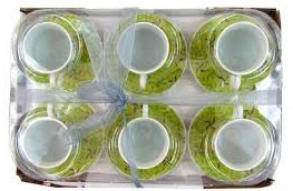 Set de Café Fine Casa 6+6 Dia 6x6 cm