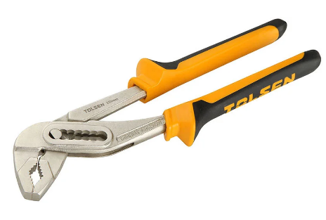 Alicate Multitomas para Tubos Tolsen 10" 250mm Liberación Rápida