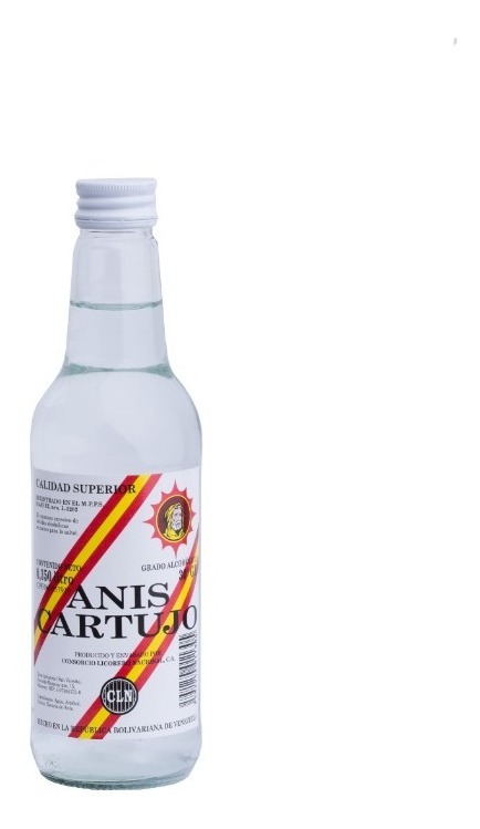 Anis Cartujo Licor Six Pack Botella 0.35lts 350ml