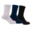 Calcetín Largo de Fibras Sintéticas Calceta Wilson Niños P3 (Bln/Az Mrn/Ngr)