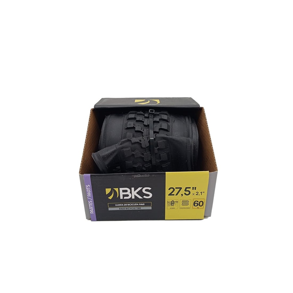 [33128] Caucho Híbrido BKS R460 27.5" X 2.1"