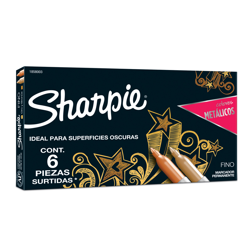 Marcador Metálico Sharpie Permanente