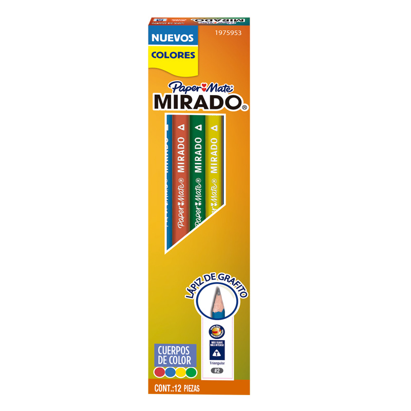 Caja de Lapices Mirado Encantado 12CT Colores