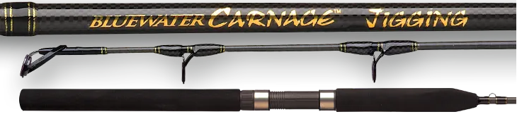 [1238705] Penn Caña Bluewater Carnage Jigging 6.0 Heavy Lb 80 A 130 Guias 7 Carjg80130S60 