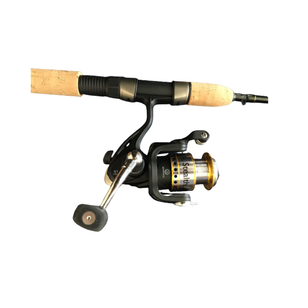 Abu Garcia Combo Mod. Stealth 5'6" / 2 Piezas De Grafito / 7Rol 