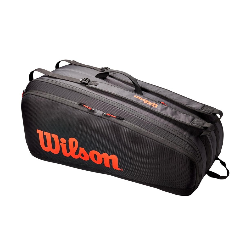 Bolso de Tenis Wilson Tour 12 Pk Rojo/Negro