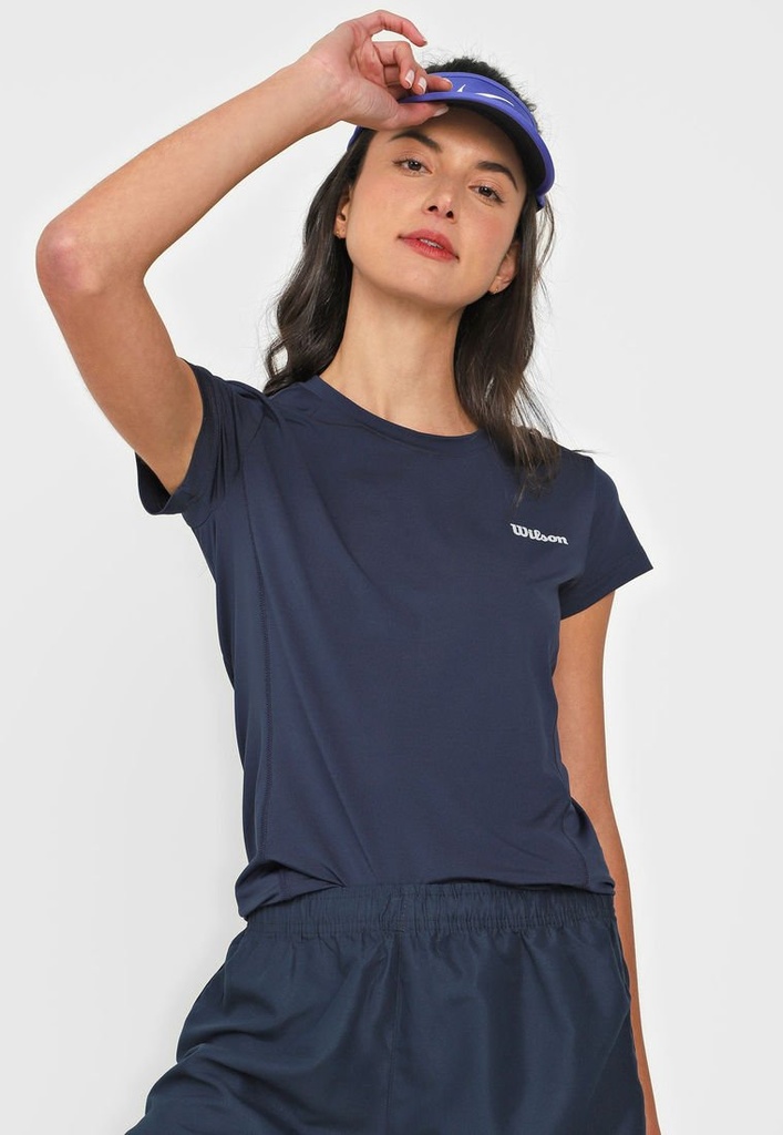 Playera Wilson Cuello Redondo Ultra Light Dama Marino
