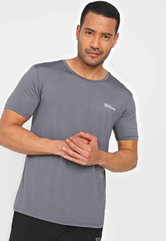 Camiseta Wilson Ultra Light Cuello Redondo Caballero 59034 Gris