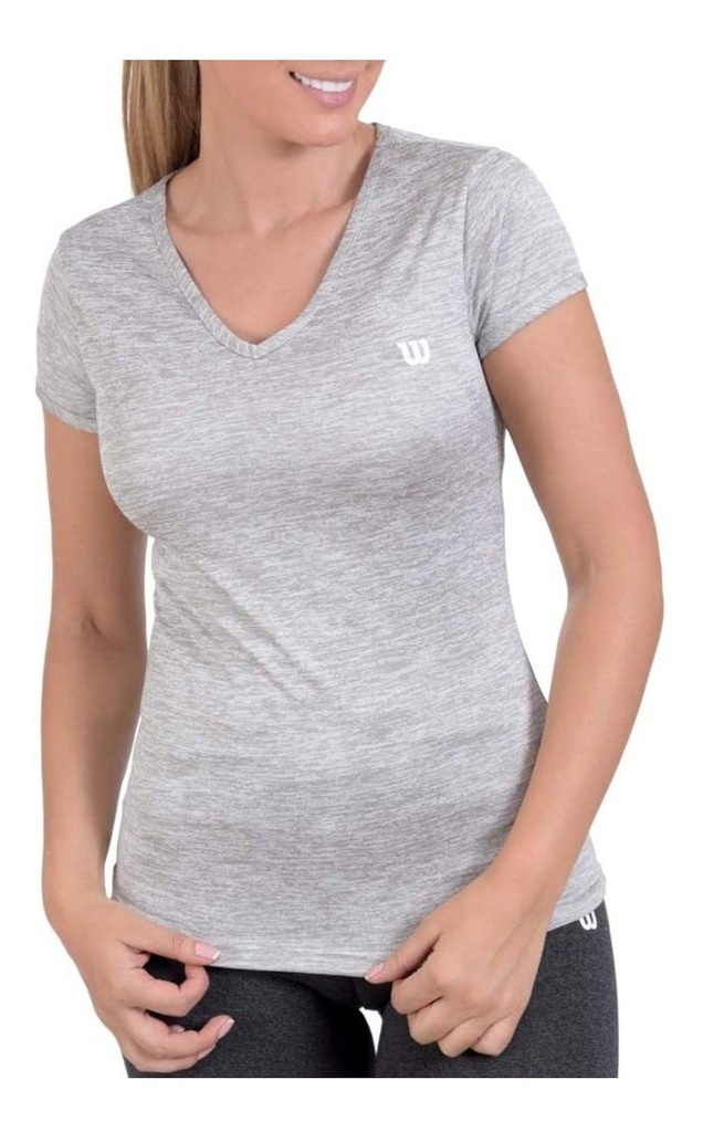 Camiseta Wilson Jaspeada Dama 71566 Jaspe