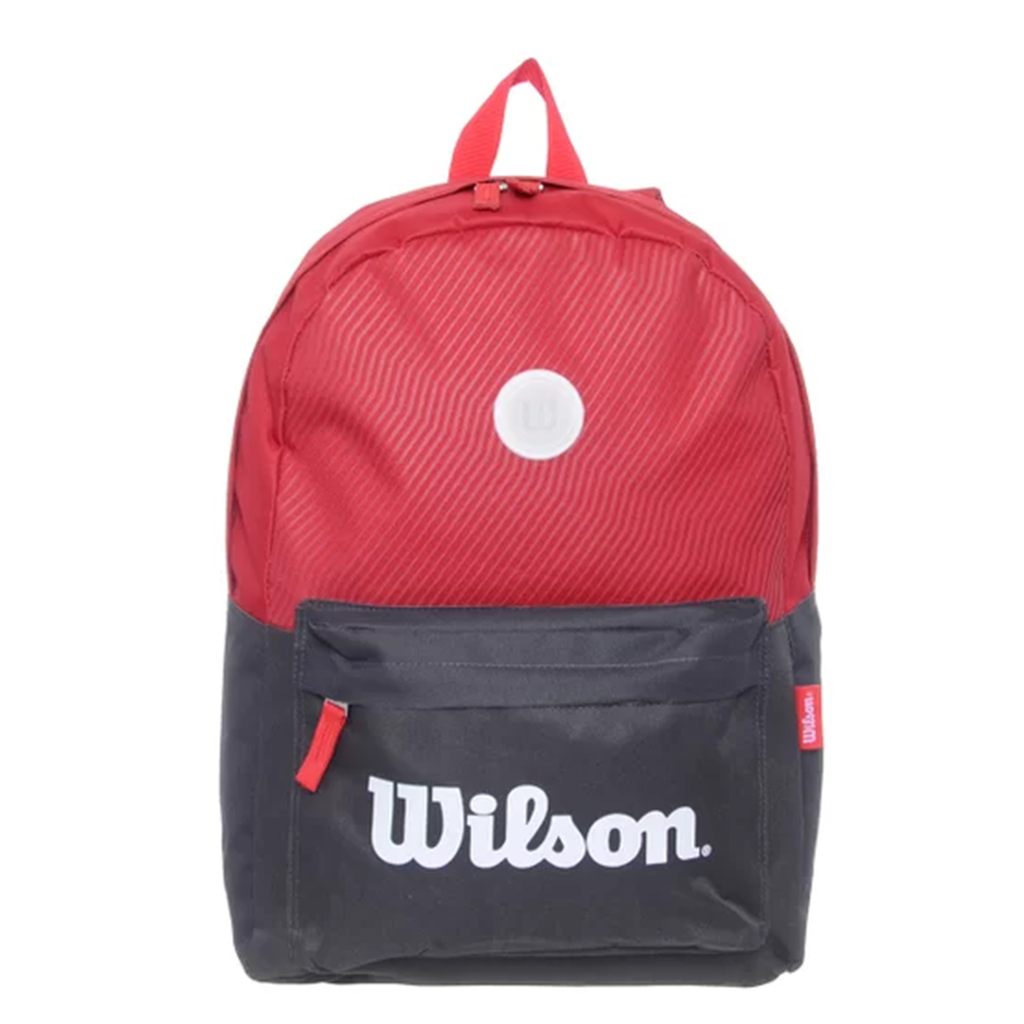 [65.10204RE]  Morral Wilson Unity Escolar Unisex Bulto Unicolor (ROJO)
