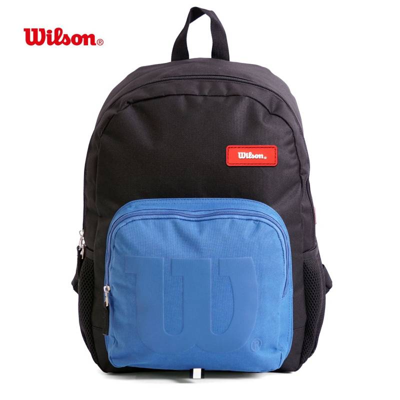 [65.10492BL]  Morral Wilson Patrol Universitario Unisex Bulto Unicolor (NEGRO)