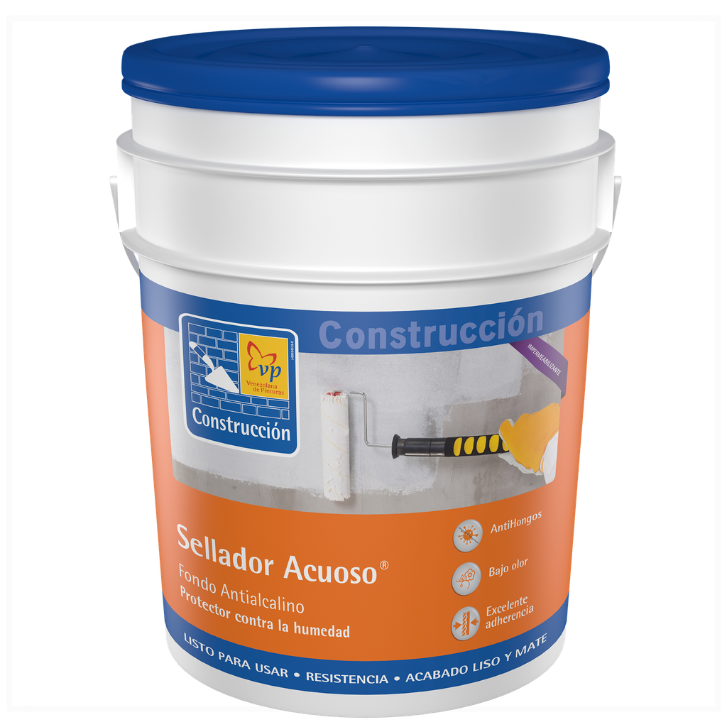 Impermeabilizante Sellador Antialcalino Vp Blanco 5 Galones