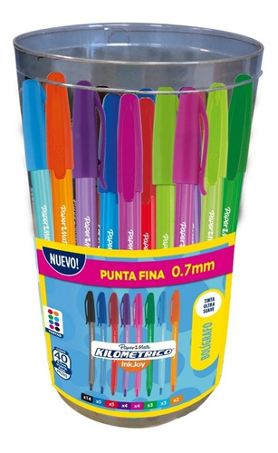 Canister Kilometrico Paper 100PF Colores Básicos y Surtidos