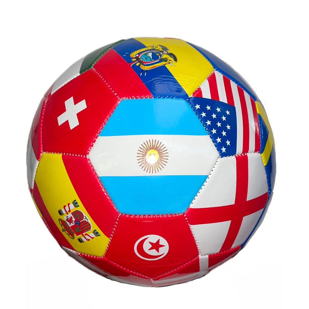 Balón De Fútbol No.5 Banderas Mundial