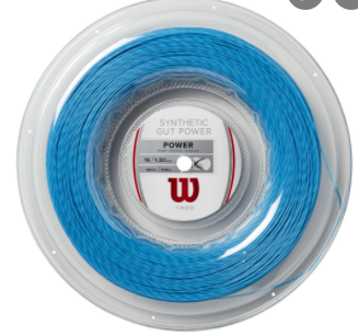 Cuerda para Raquetas Wilson Synthetic Gut Power 16 Rollo 200m