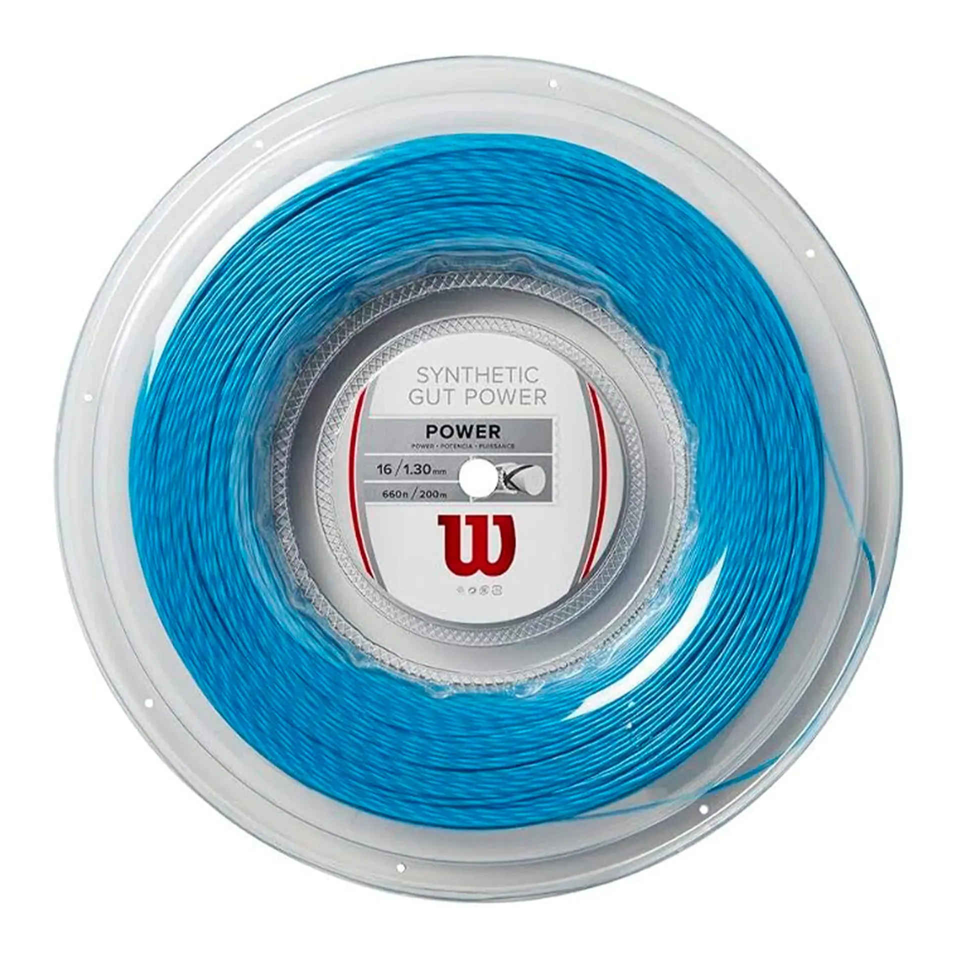 [WR830140116] String Wilson Synthetic Gut Power 16 Reel 200m (AZUL)